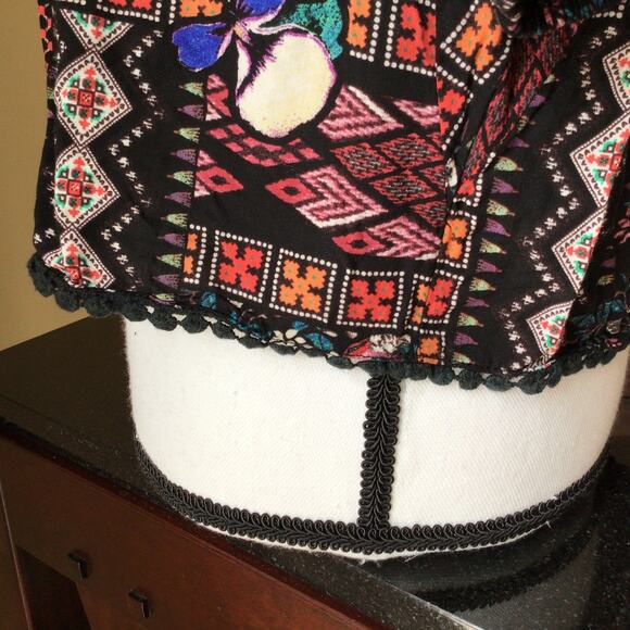 Jaase Boho Peasant Blouse Sz S - Picture 4 of 6